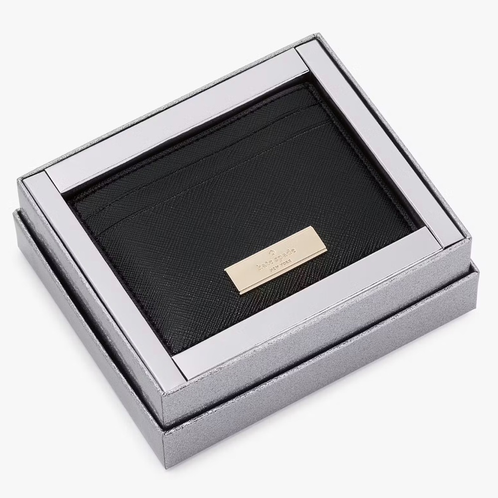 Kate Spade NIB Black Card Holder